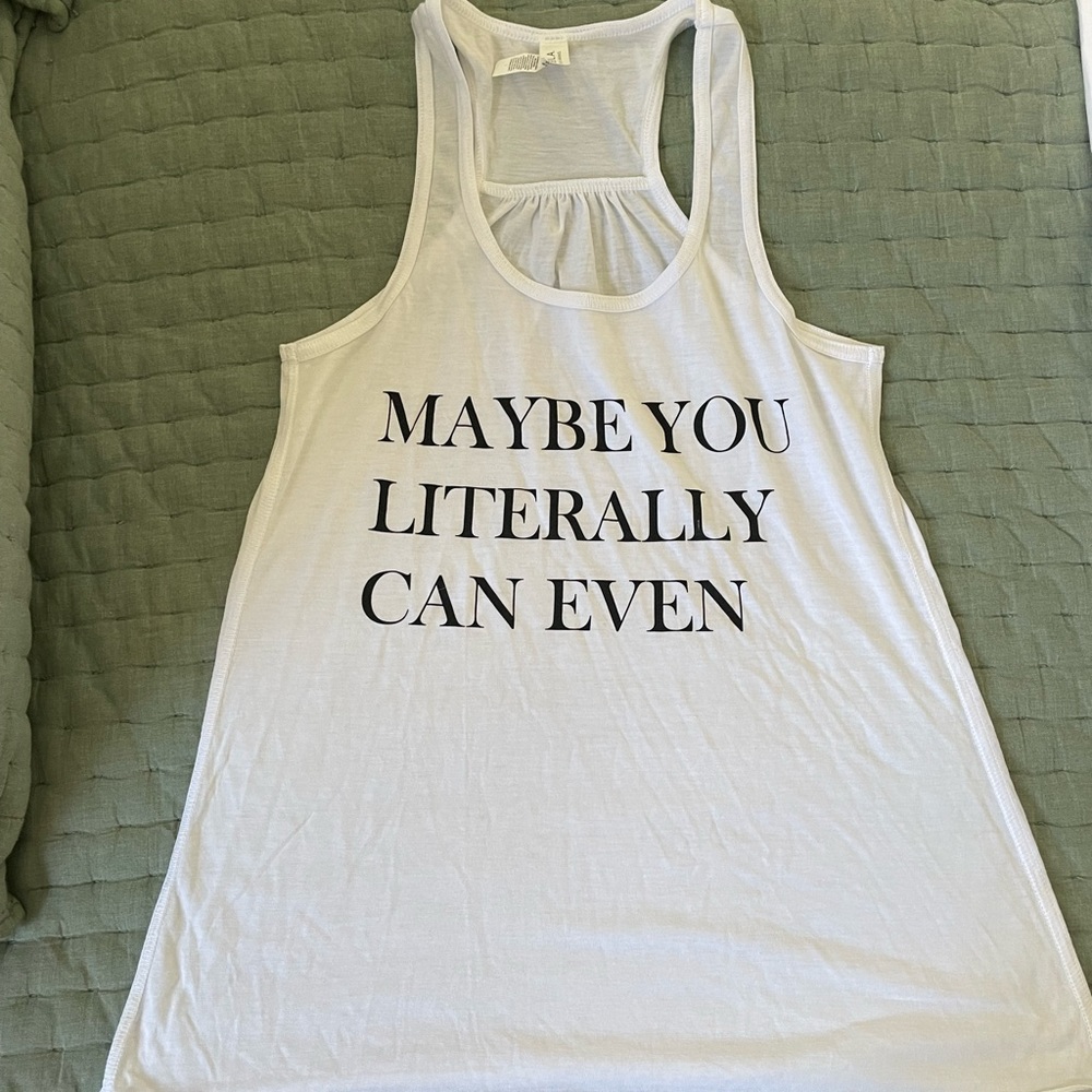White Workout Tank Top